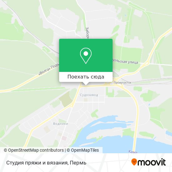 Карта Студия пряжи и вязания