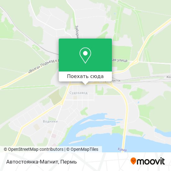 Карта Автостоянка-Магнит
