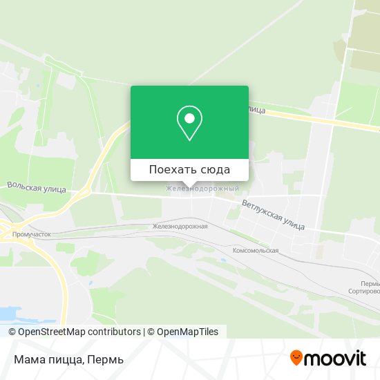 Карта Мама пицца