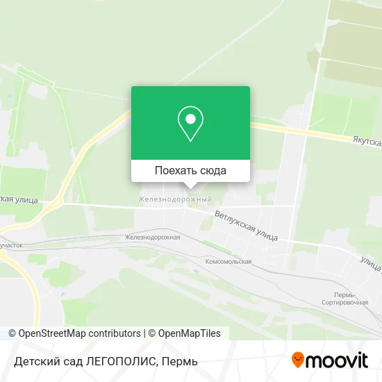 Карта Детский сад ЛЕГОПОЛИС