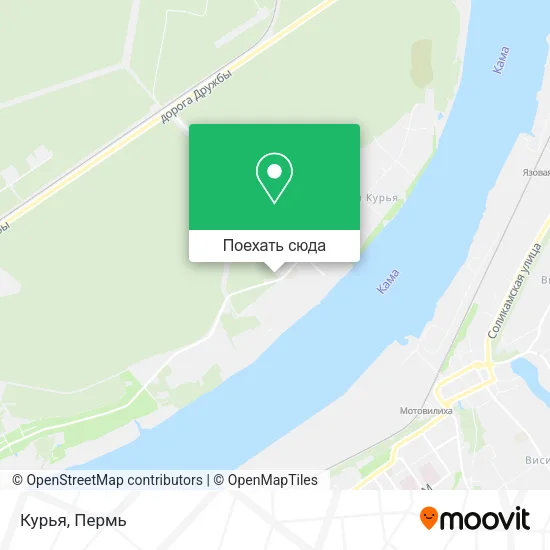 Карта Курья