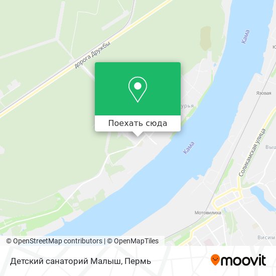 Карта Детский санаторий Малыш