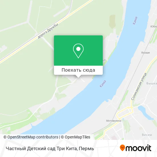 Карта Частный Детский сад Три Кита