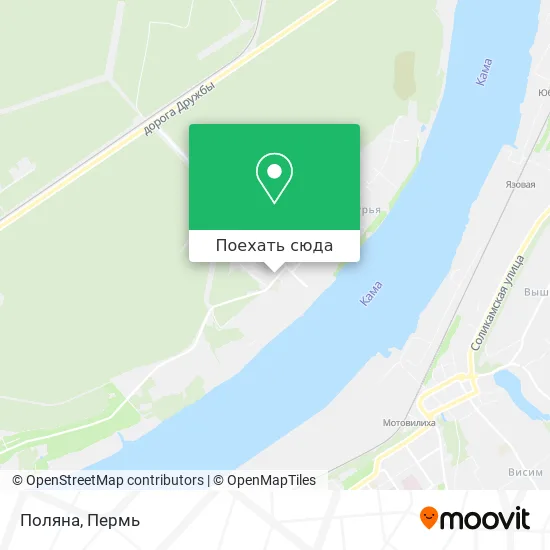 Карта Поляна