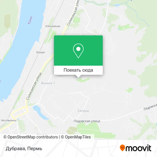 Карта Дубрава