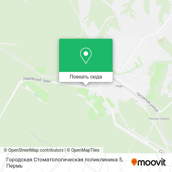 Карта Городская Стоматологическая поликлиника 5