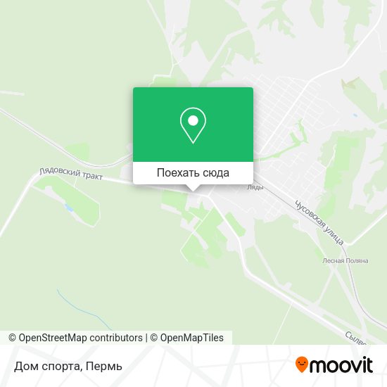 Карта Дом спорта