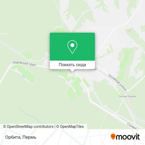Карта Орбита