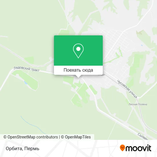 Карта Орбита