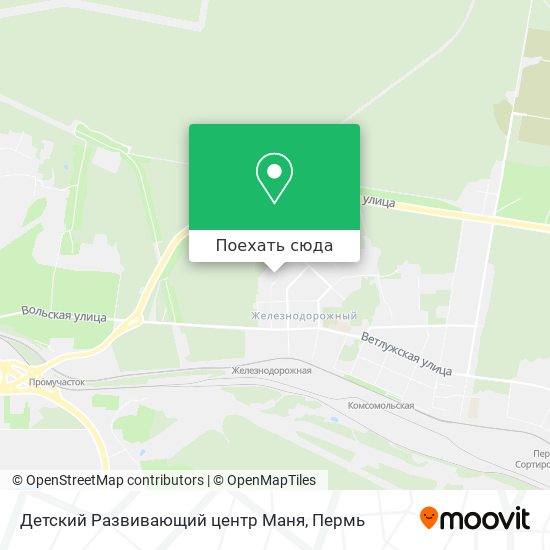 Карта Детский Развивающий центр Маня