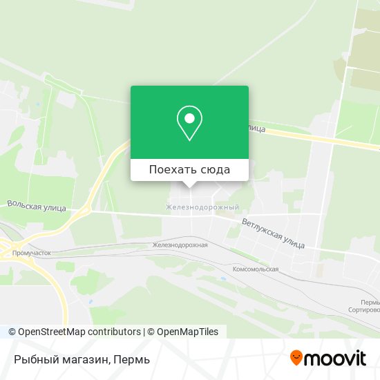 Карта Рыбный магазин
