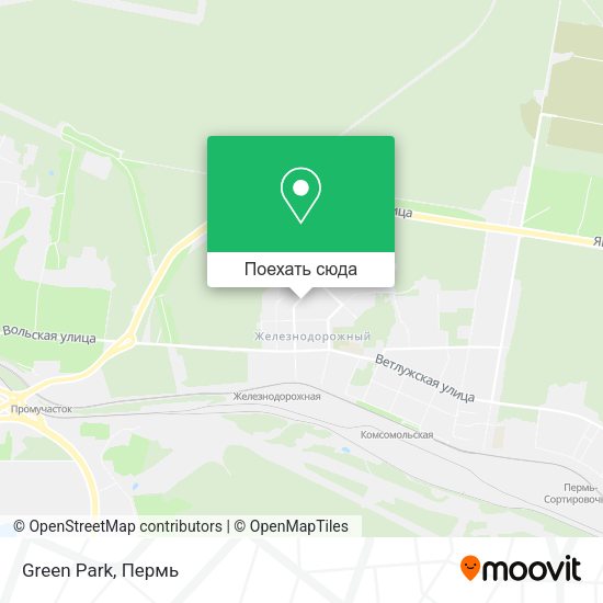 Карта Green Park