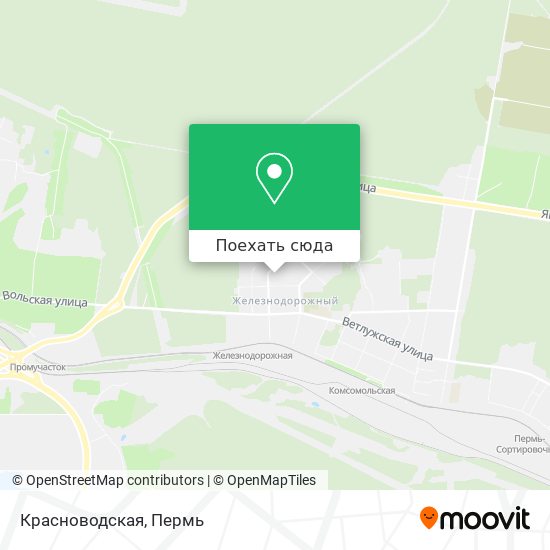 Карта Красноводская