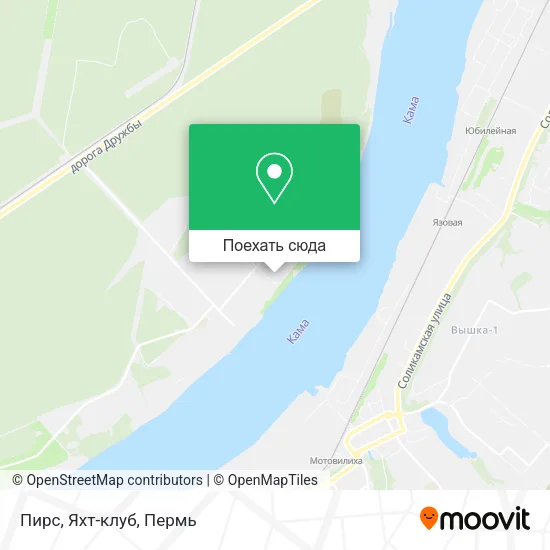 Карта Пирс, Яхт-клуб