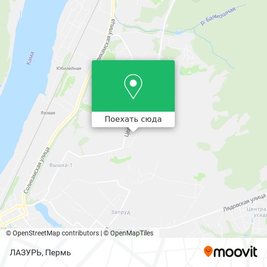 Карта ЛАЗУРЬ