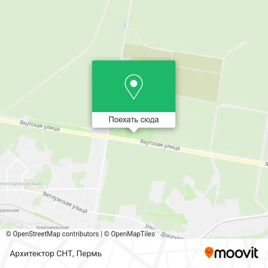 Карта Архитектор СНТ