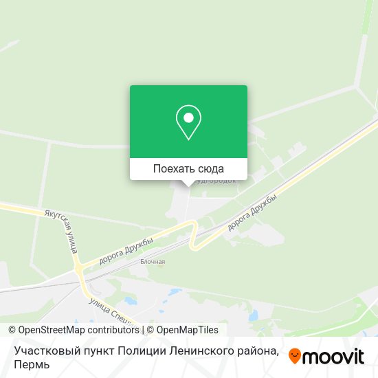 Карта Участковый пункт Полиции Ленинского района