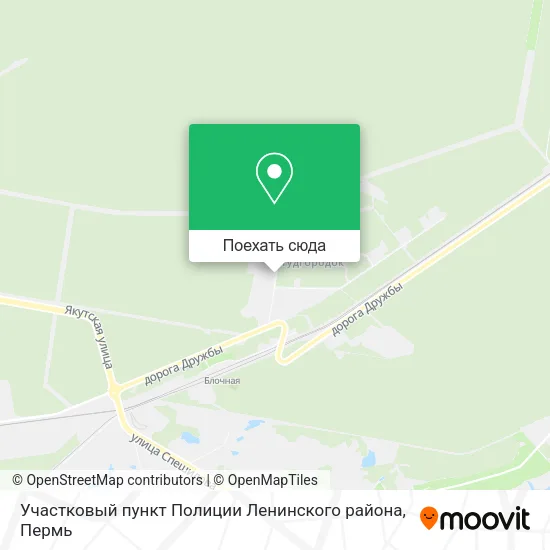 Карта Участковый пункт Полиции Ленинского района