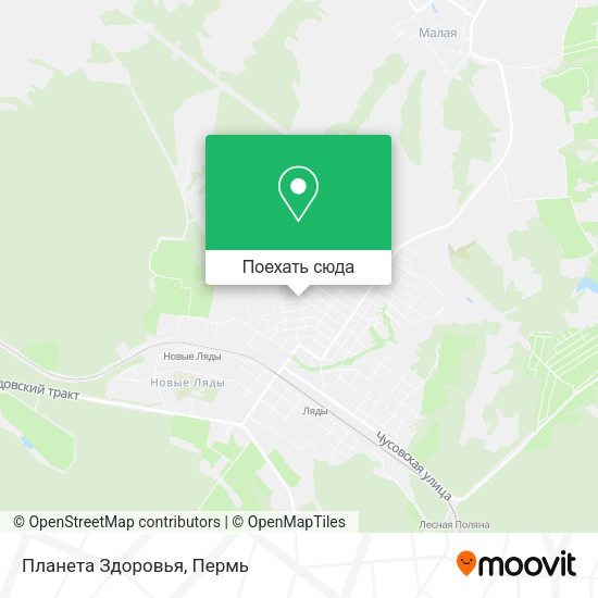 Карта Планета Здоровья
