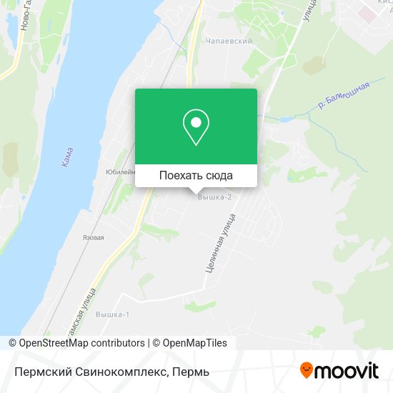 Карта Пермский Свинокомплекс
