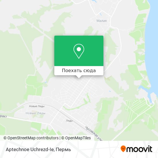 Карта Aptechnoe Uchrezd-Ie