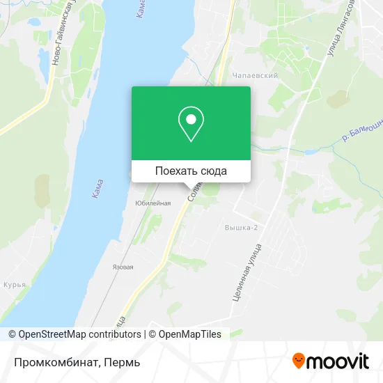 Карта Промкомбинат