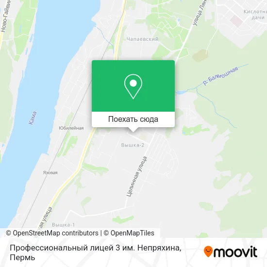 Карта Профессиональный лицей 3 им. Непряхина