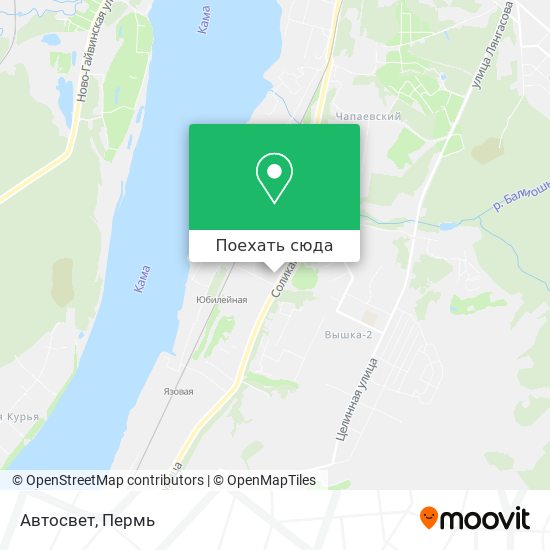 Карта Автосвет