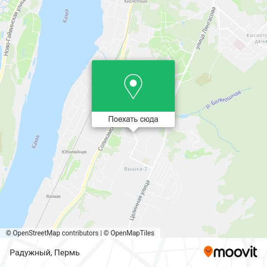 Карта Радужный