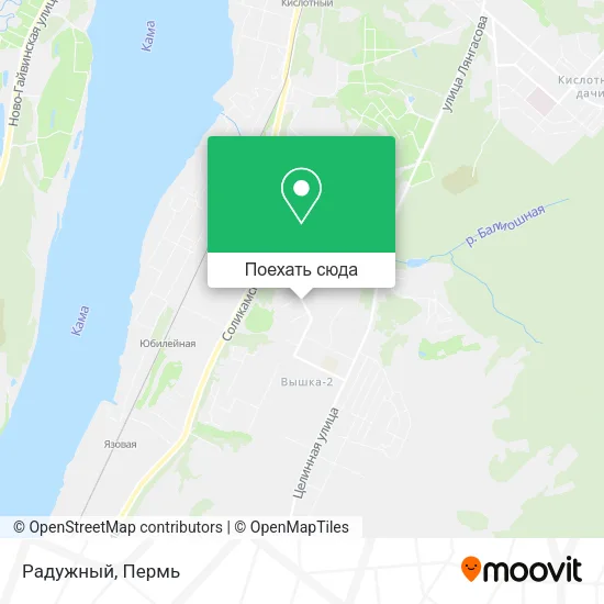Карта Радужный