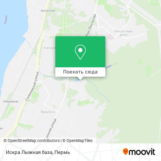 Карта Искра Лыжная база