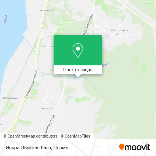Карта Искра Лыжная база