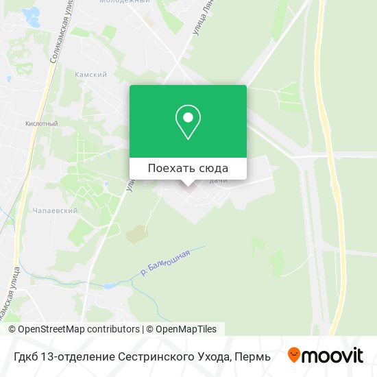 Карта Гдкб 13-отделение Сестринского Ухода