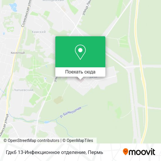 Карта Гдкб 13-Инфекционное отделение