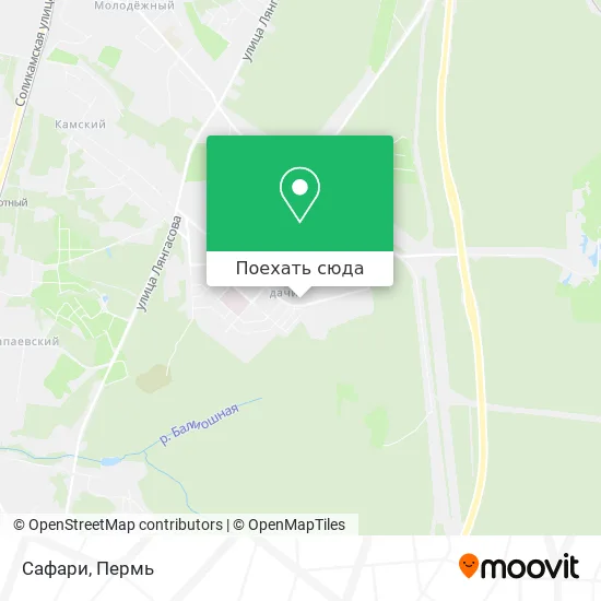 Карта Сафари