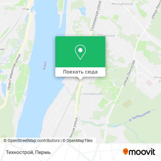 Карта Технострой