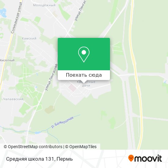 Карта Средняя школа 131