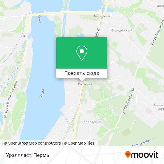 Карта Уралпласт