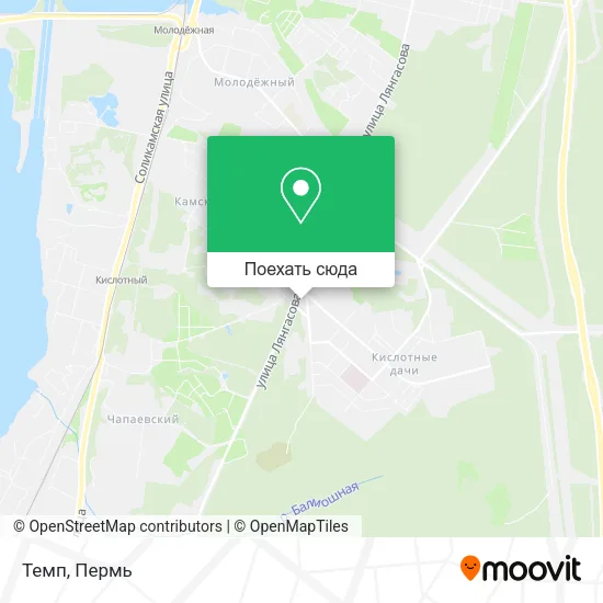 Карта Темп