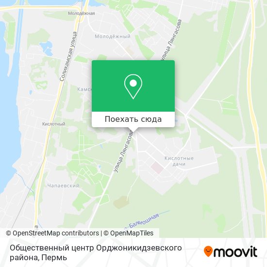 Карта Общественный центр Орджоникидзевского района