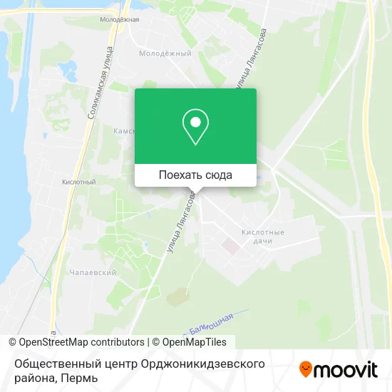Карта Общественный центр Орджоникидзевского района