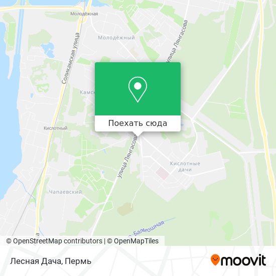 Карта Лесная Дача
