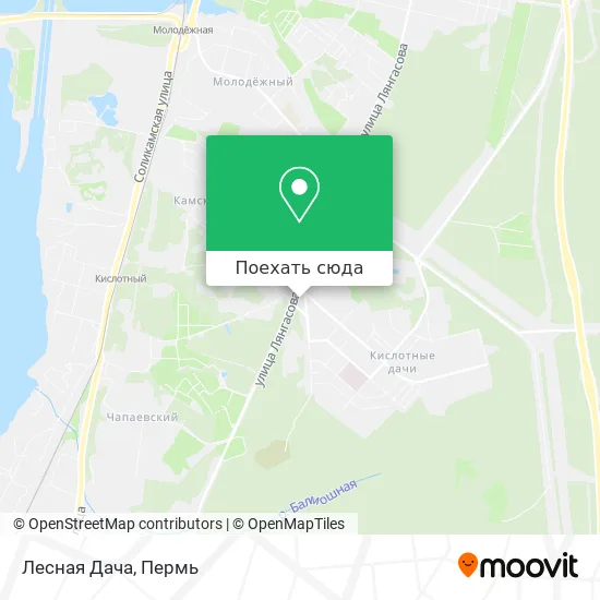 Карта Лесная Дача