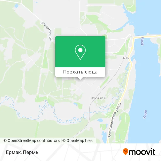 Карта Ермак