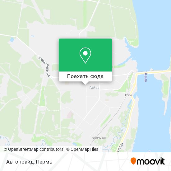 Карта Автопрайд