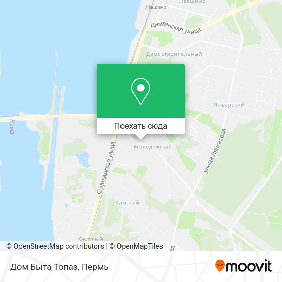 Карта Дом Быта Топаз