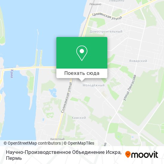 Карта Научно-Производственное Объединение Искра