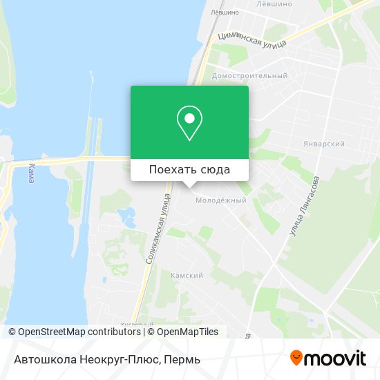 Карта Автошкола Неокруг-Плюс