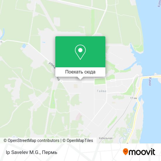 Карта Ip Savelev M.G.