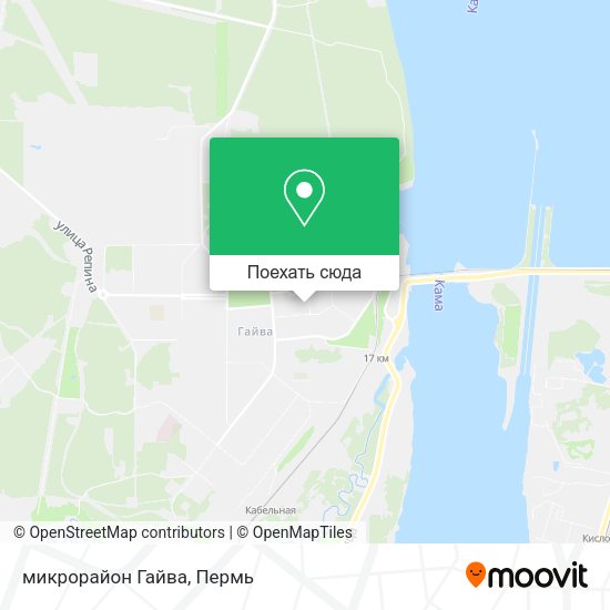 Карта микрорайон Гайва